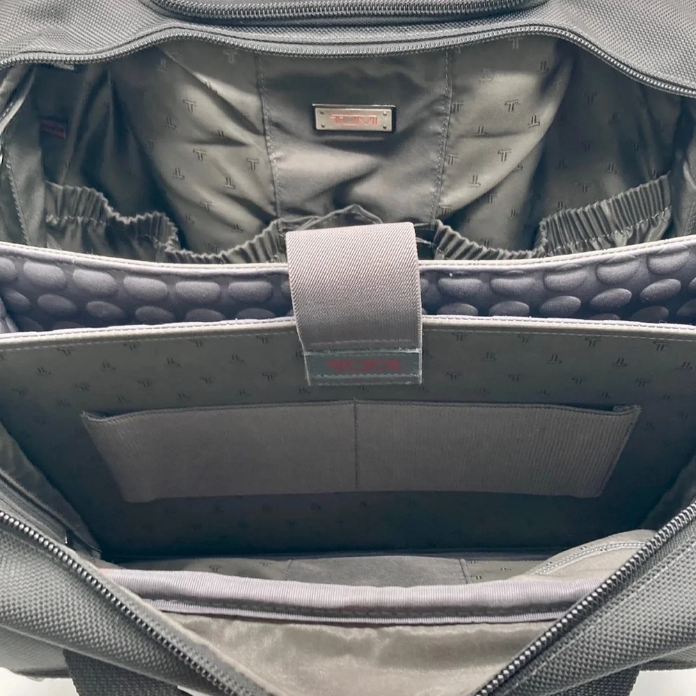 Tumi Black Rolling Carry-On Briefcase